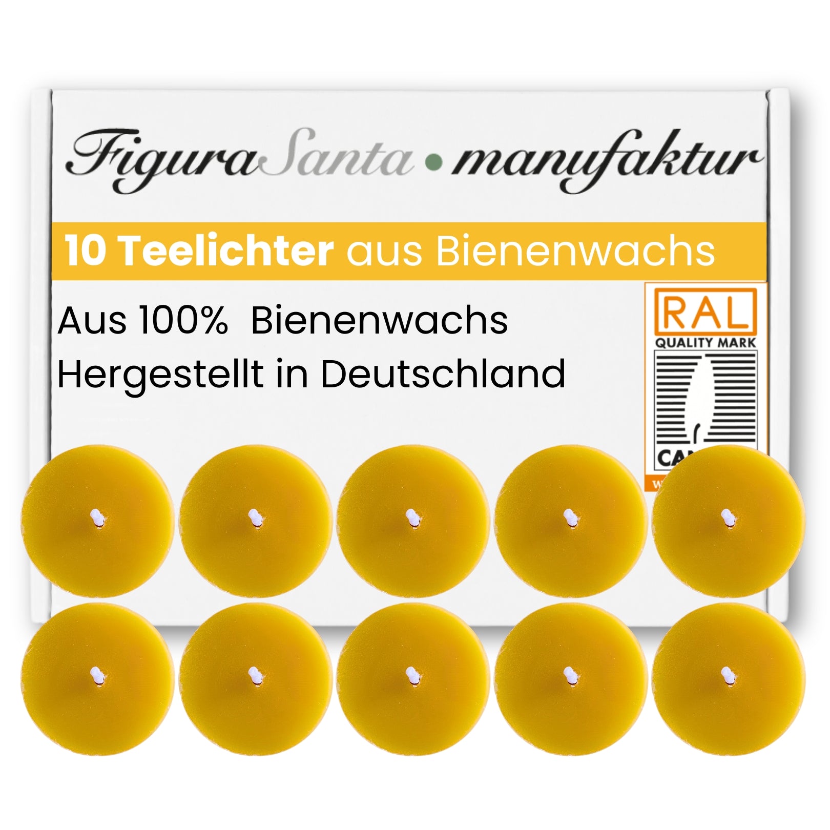 Teelichter Bienenwachs