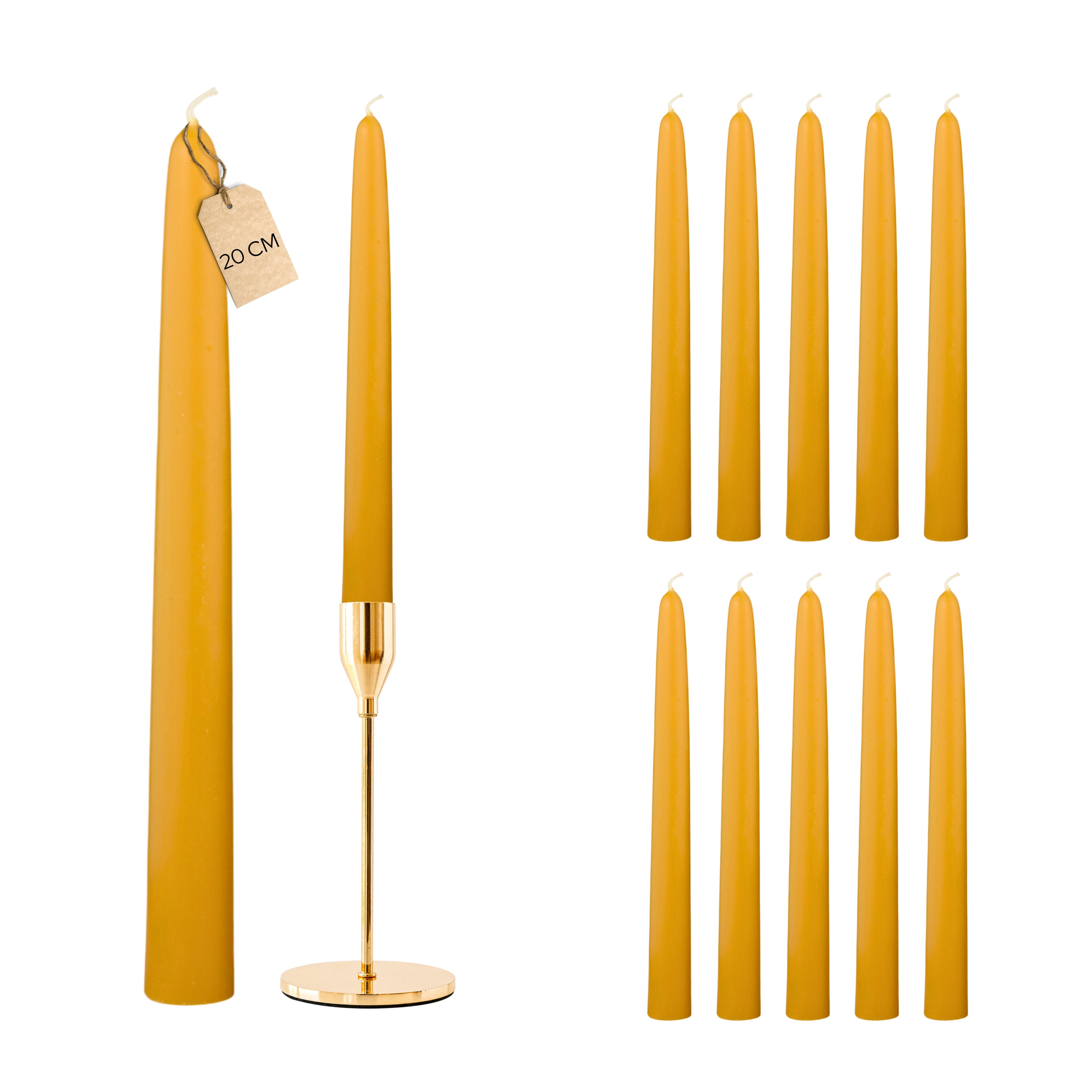 Bienenwachs Stabkerze