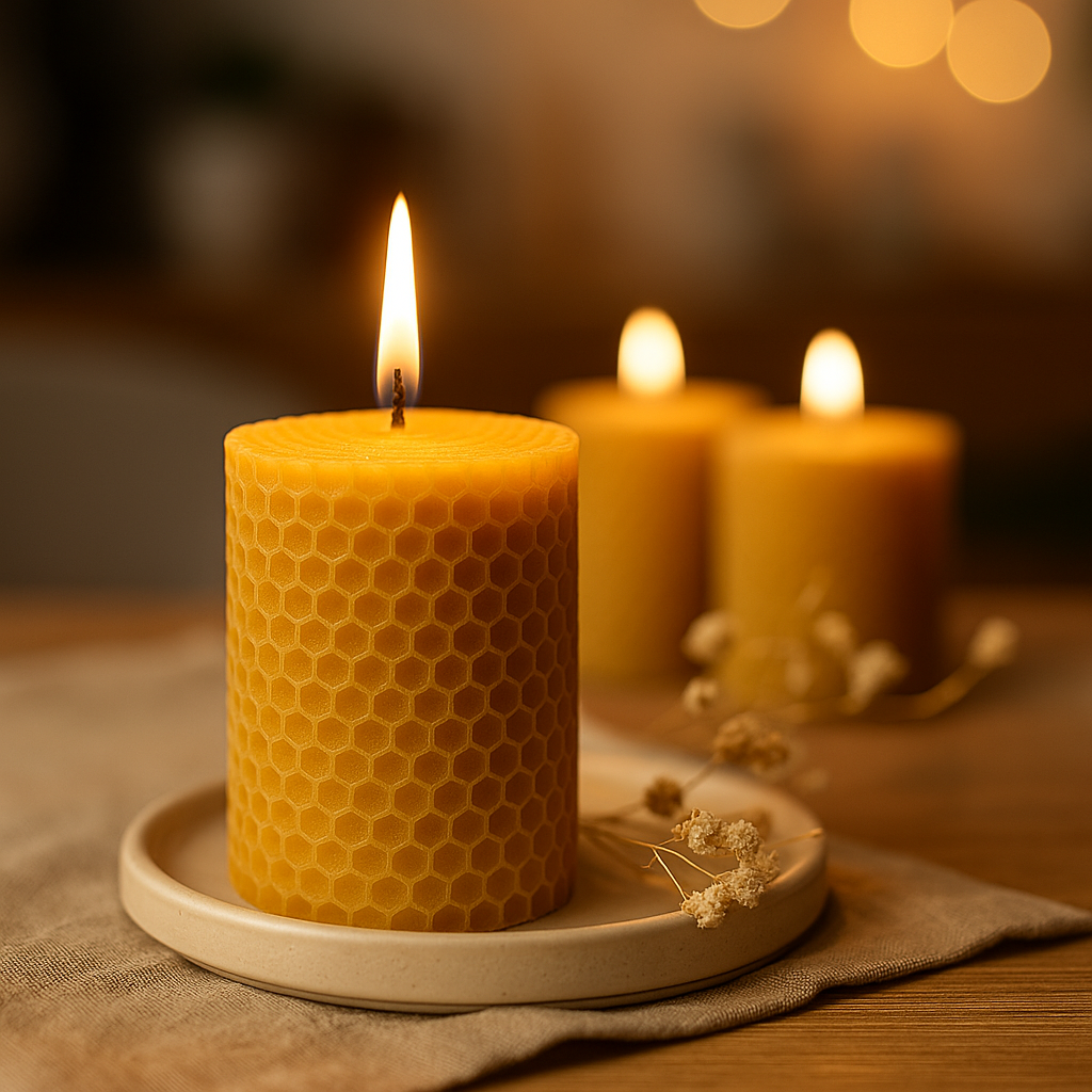 Bienenwachs Wabenkerzen