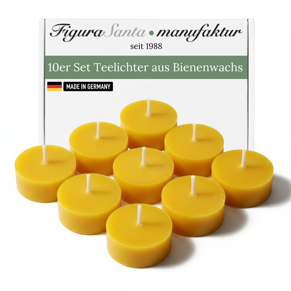Bienenwachskerzen- Teelichter 10 Stk