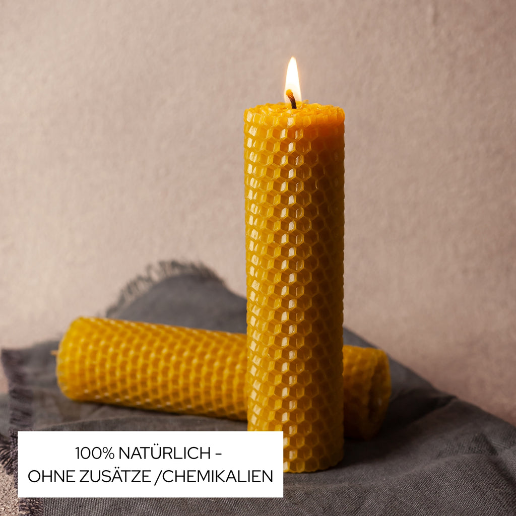 100% natürliches Bienenwachs