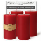 Bienenwachskerzen- Stumpenkerzen 6/4,5cm 4er Set