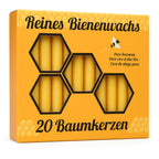 Bienenwachskerzen- Baumkerzen 9,5/1cm - figurasanta.de