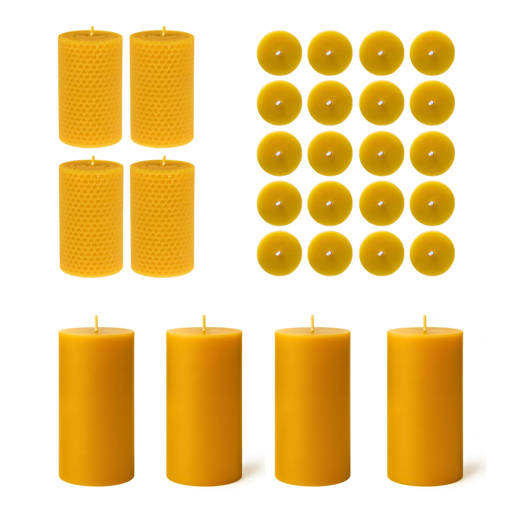 Bienenwachskerzen Bestseller-Bundle - figurasanta.de
