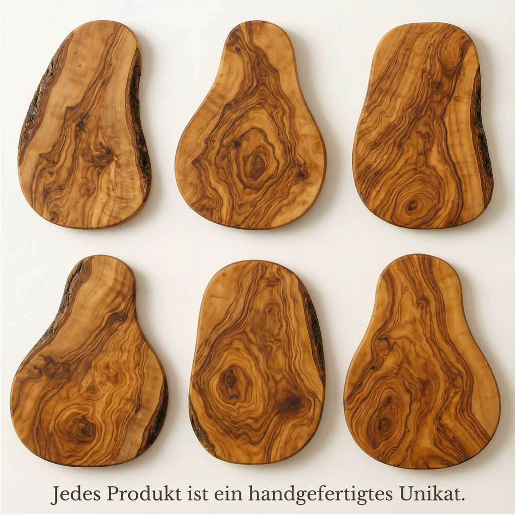 Olivenholz Schneidebrett rustikal