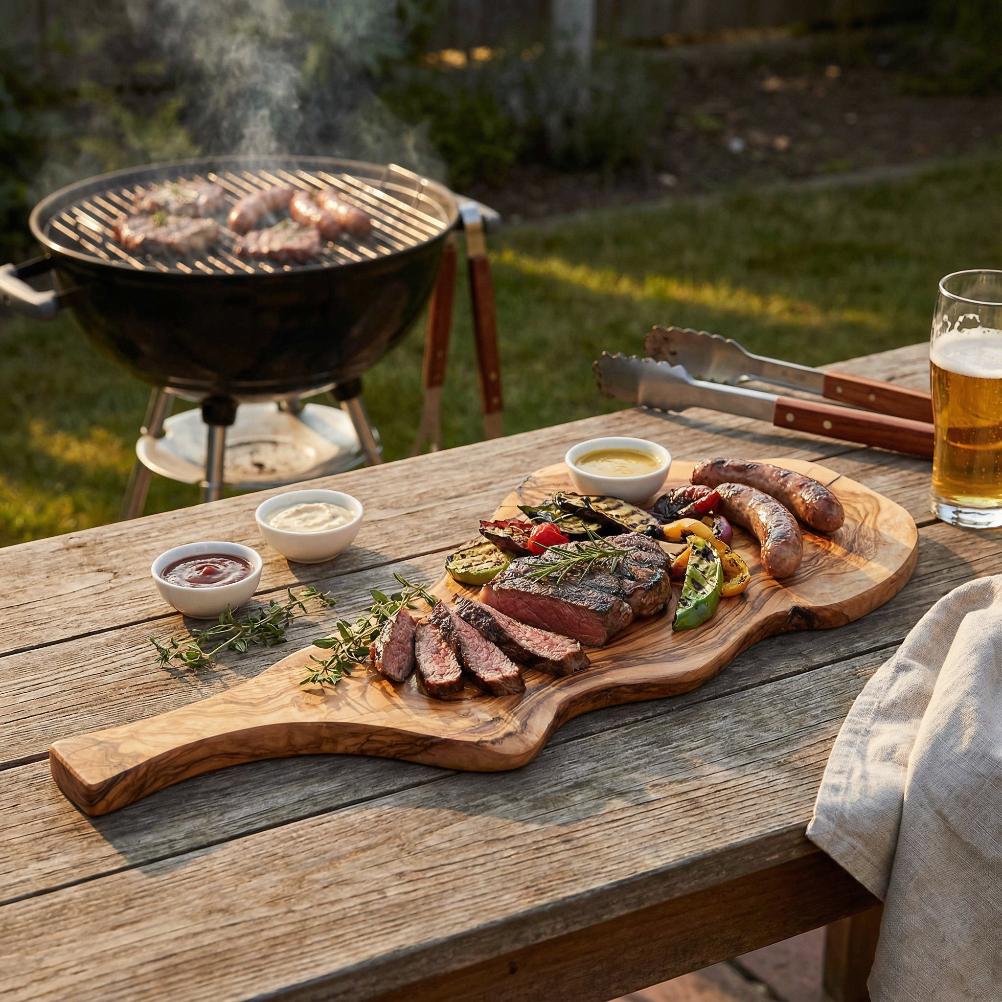 Olivenholz Servierbrett