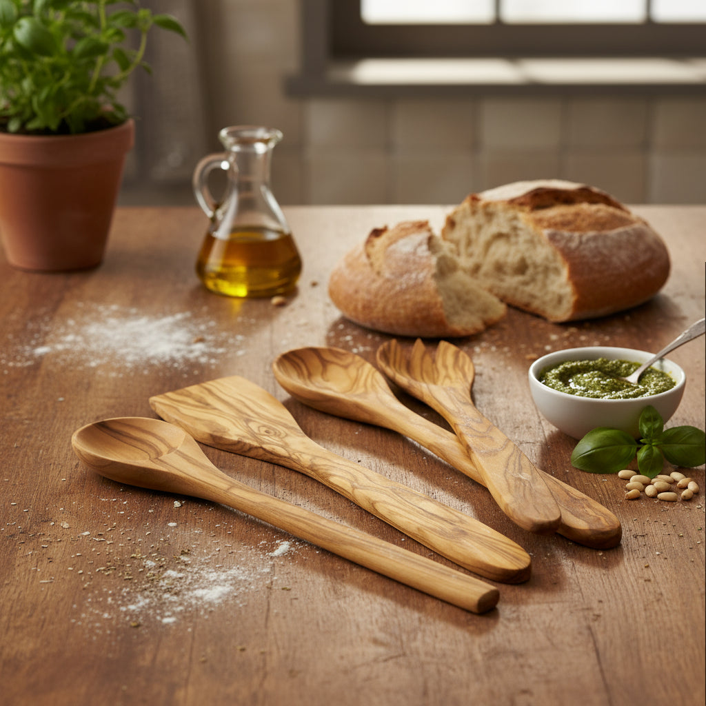 Olivenholz Küchenhelfer