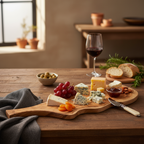 Olivenholz Servierbrett mit Griff