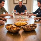 Servierschalen rustikal aus Olivenholz 3er Set