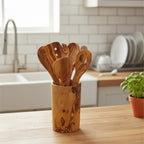 Küchenhelfer-Set mit Utensilienbecher, 7-teilig